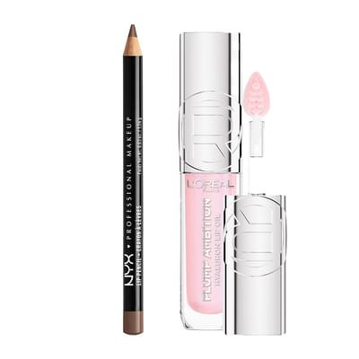 Loreal L'Oreal Nyx Slim Lip Liner Pencil Espresso & Paris Plump Ambition Oil Ph Cristal Ice Duo