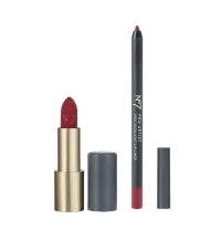 NO7 No7 Pro Artist Matt Muse Lipstick – & Precision Lip Liner Cinnabar Catwalk Bundle