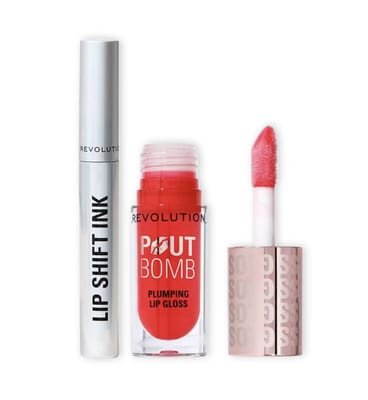 Revolution Beauty Revolution Beauty Revolution Lip Shift Lipliner & Plump Gloss Duo Cherry Berry