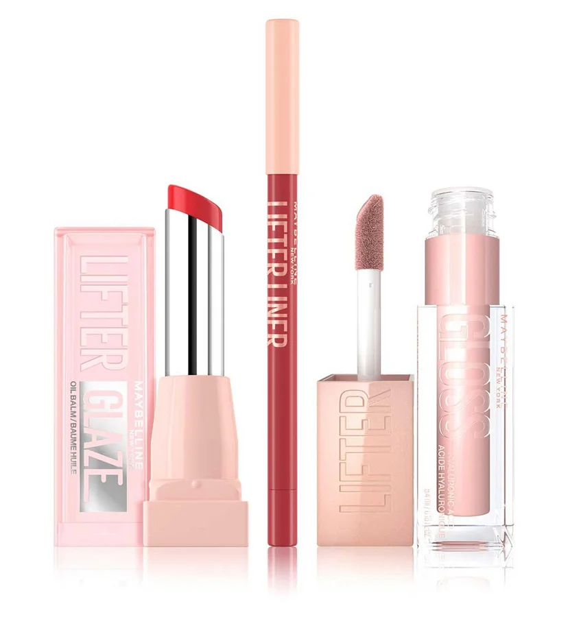 Maybelline Maybelline Lifter Glaze Lip Oil Peach Queen & Liner Duo Bundle