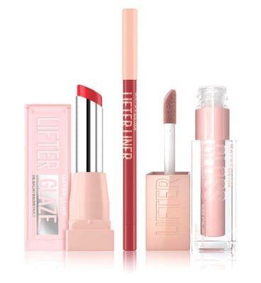 Maybelline Maybelline Lifter Glaze Lip Oil Peach Queen & Liner Duo Bundle