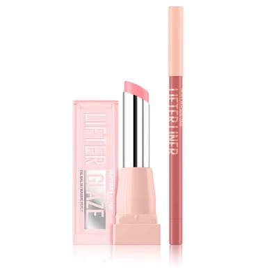 Maybelline Maybelline Lifter Glaze Lip Oil Pink Drip & Liner Duo Bundle