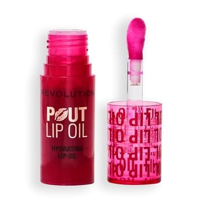 Revolution Revolution Pout Lip Oil Cherry Red 4ml