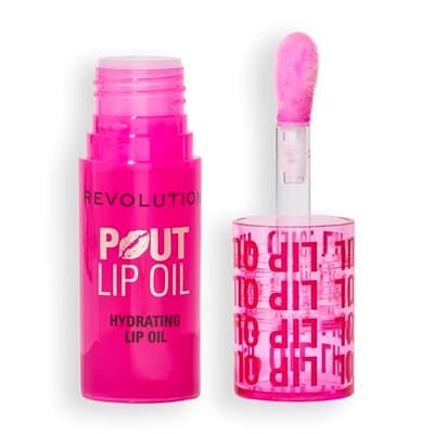 Revolution Revolution Pout Lip Oil Raspberry Pink 4ml