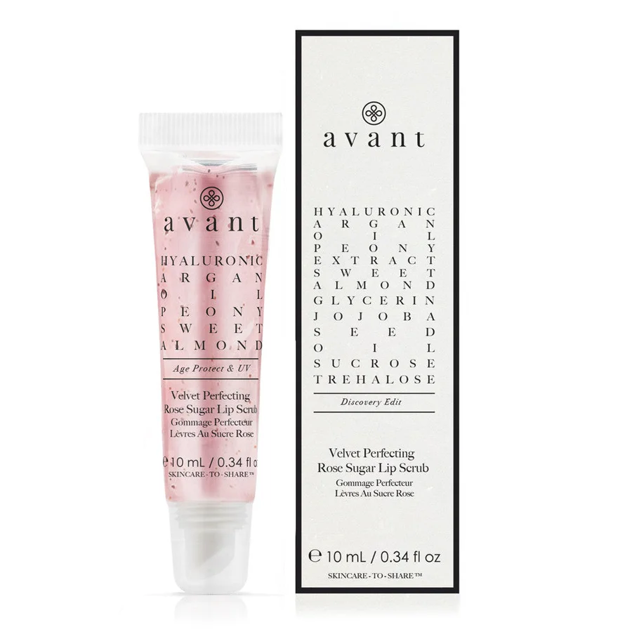 Avant Skincare Velvet Perfecting Rose Sugar Lip Scrub | Packaging: Travel Pack