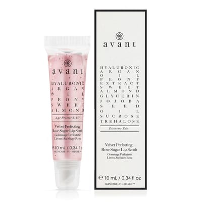 Avant Skincare Velvet Perfecting Rose Sugar Lip Scrub | Packaging: Travel Pack