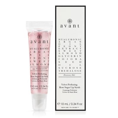 Avant Skincare Velvet Perfecting Rose Sugar Lip Scrub | Packaging: Travel Pack