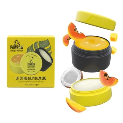 Dr. PAWPAW ORIGINAL BALM Dr. PAWPAW ORIGINAL BALM Dr.PAWPAW Lip Scrub and Lip Balm Duo