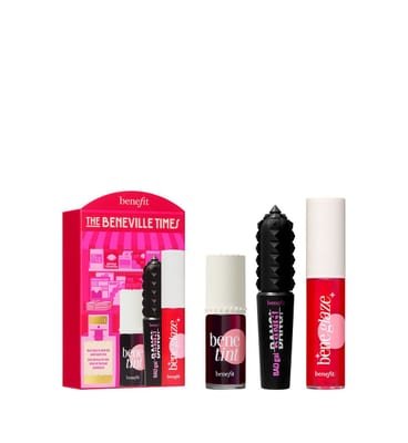 Benefit Benefit The Beneville Times Benetint Lip Tint Limited Edition Beneglaze Gloss & Mascara Gift Set