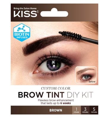 Kiss Kiss Brow Tint Kit Brown