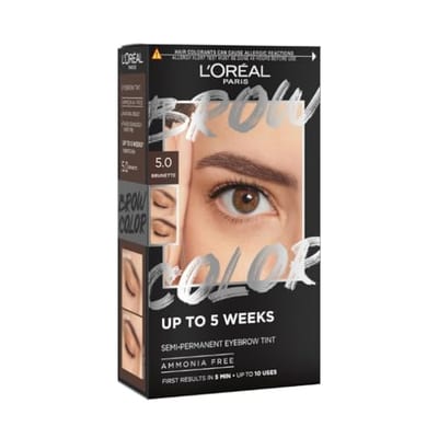 Loreal L'Oreal Paris Brow Tint, Semi-Permanent Colour For Defined Brows, Shade 5.0 Brunette, 30ml