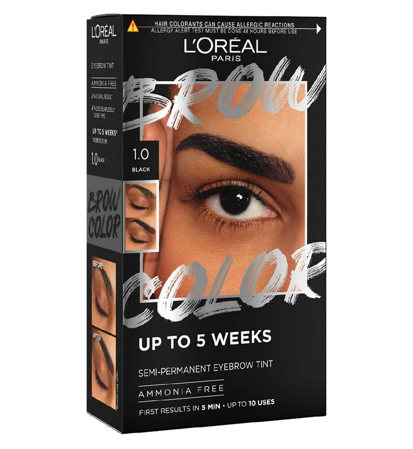 Loreal L'Oreal Paris Brow Tint, Semi-Permanent Colour For Defined Brows, Shade 6.0 Light Brunette, 30ml