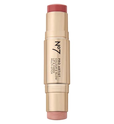 NO7 No7 Pro Artist Colour & Glow Lip Cheek Multi-Stick Peachy Coral/rose 2X5.3g