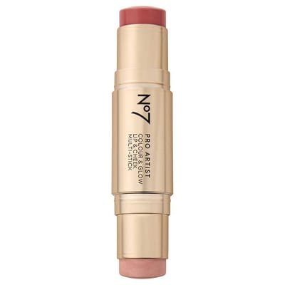 NO7 No7 Pro Artist Colour & Glow Lip Cheek Multi-Stick Peachy Coral/rose 2X5.3g