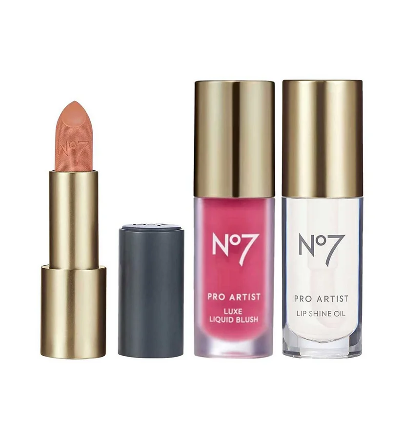 NO7 No7 Pro Artist Lip & Cheek Bundle Nude