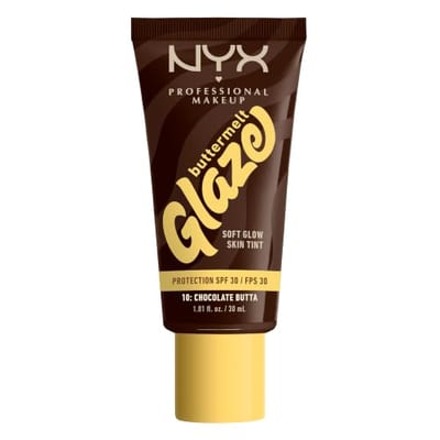 NYX Professional Makeup NYX Professional Makeup Buttermelt Glaze Skin Tint + Spf/fps 30, Chocolate Butta, 30ml