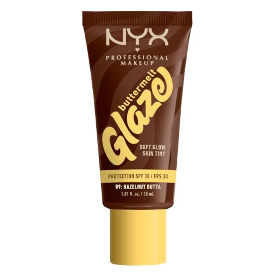 NYX Professional Makeup NYX Professional Makeup Buttermelt Glaze Skin Tint + Spf/fps 30, Hazelnut Butta, 30ml