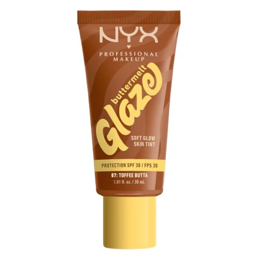 NYX Professional Makeup NYX Professional Makeup Buttermelt Glaze Skin Tint + Spf/fps 30, Toffee Butta, 30ml