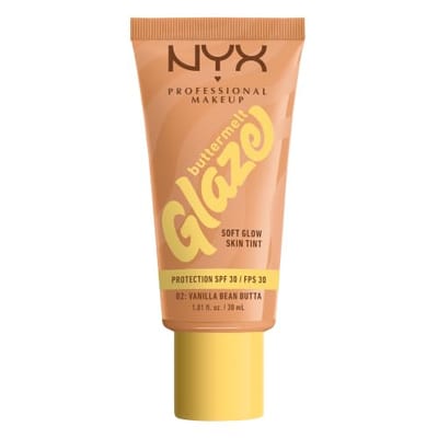 NYX Professional Makeup NYX Professional Makeup Buttermelt Glaze Skin Tint + Spf/fps 30, Vanilla Bean Butta, 30ml