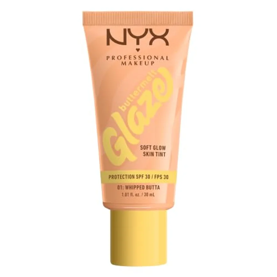 NYX Professional Makeup NYX Professional Makeup Buttermelt Glaze Skin Tint + Spf/fps 30, Whipped Butta, 30ml