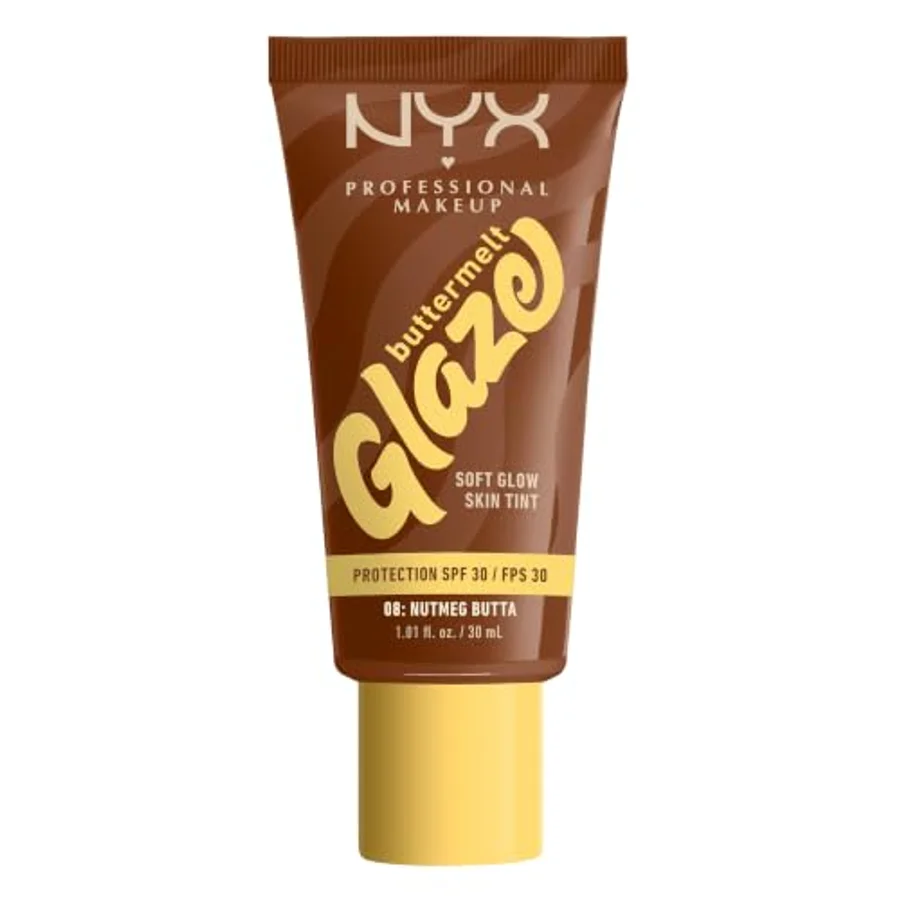 NYX Professional Makeup NYX Professional Makeup Buttermelt Glaze Soft Glow Skin Tint + Spf/fps 30 Nutmeg Butta 30ml