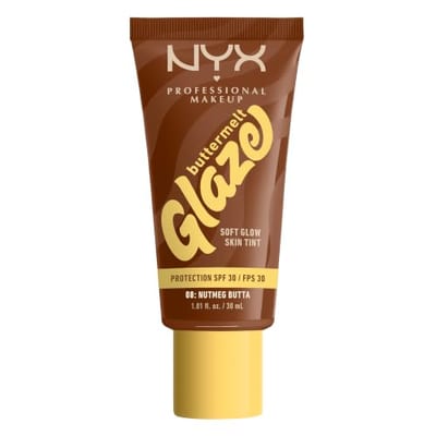 NYX Professional Makeup NYX Professional Makeup Buttermelt Glaze Soft Glow Skin Tint + Spf/fps 30 Nutmeg Butta 30ml