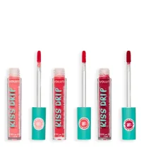 Revolution Beauty Revolution Beauty Revolution Kiss Drip Water Lip Tint – Trio Peach Strawberry Cherry