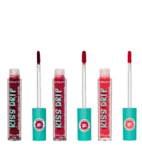 Revolution Beauty Revolution Beauty Revolution Kiss Drip Water Lip Tint – Trio Strawberry Berry Cherry