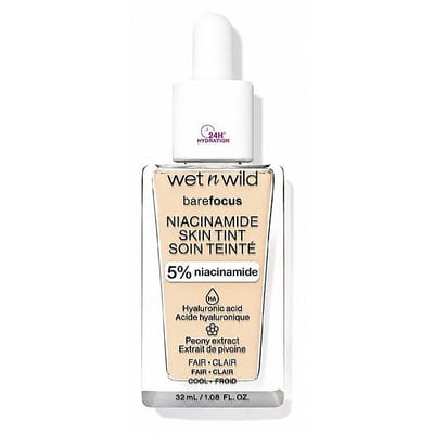Wet N Wild Wet N Wild Bare Focus Niacinamide Skin Tint Fair 32Ml in Deep