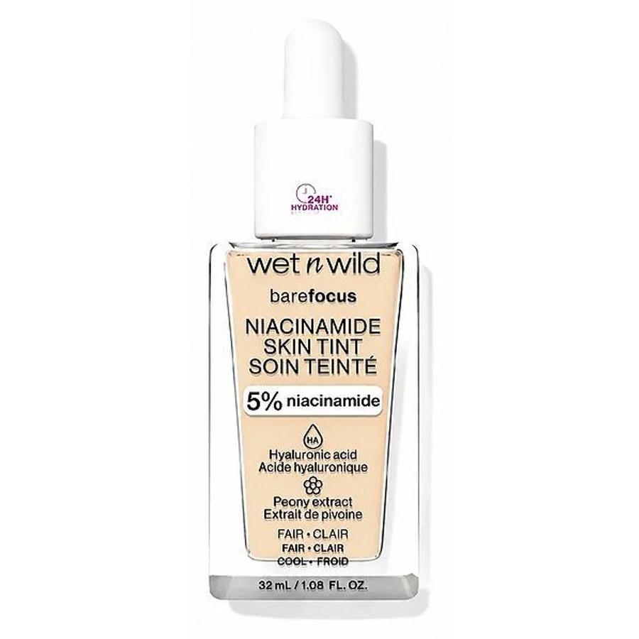 Wet N Wild Wet N Wild Bare Focus Niacinamide Skin Tint Fair 32Ml in Light Medium