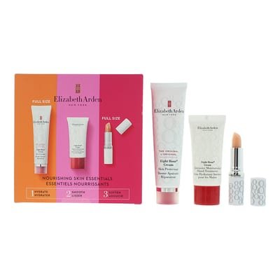 Elizabeth Arden Elizabeth Arden Nourishing Skin Essentials 3 Piece Gift Set: Hand Cream 50ml - Hand Treatment 30ml - Lipstick 3.7g