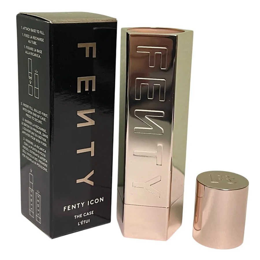Fenty Beauty Fenty Beauty Icon The Case Refillable Lipstick Case - Metallic Nude Empty