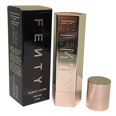 Fenty Beauty Fenty Beauty Icon The Case Refillable Lipstick Case - Metallic Nude Empty