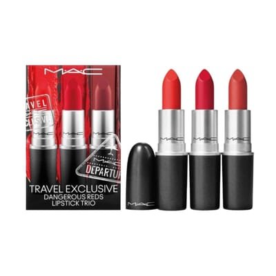 MAC MAC Dangerous Red Lipstick Trio Set 3pcs