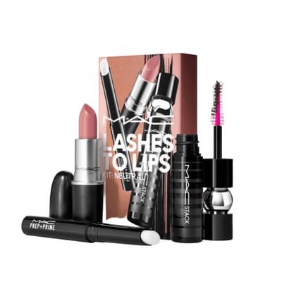 MAC MAC Lashes to Lips Set 3pcs - Nude