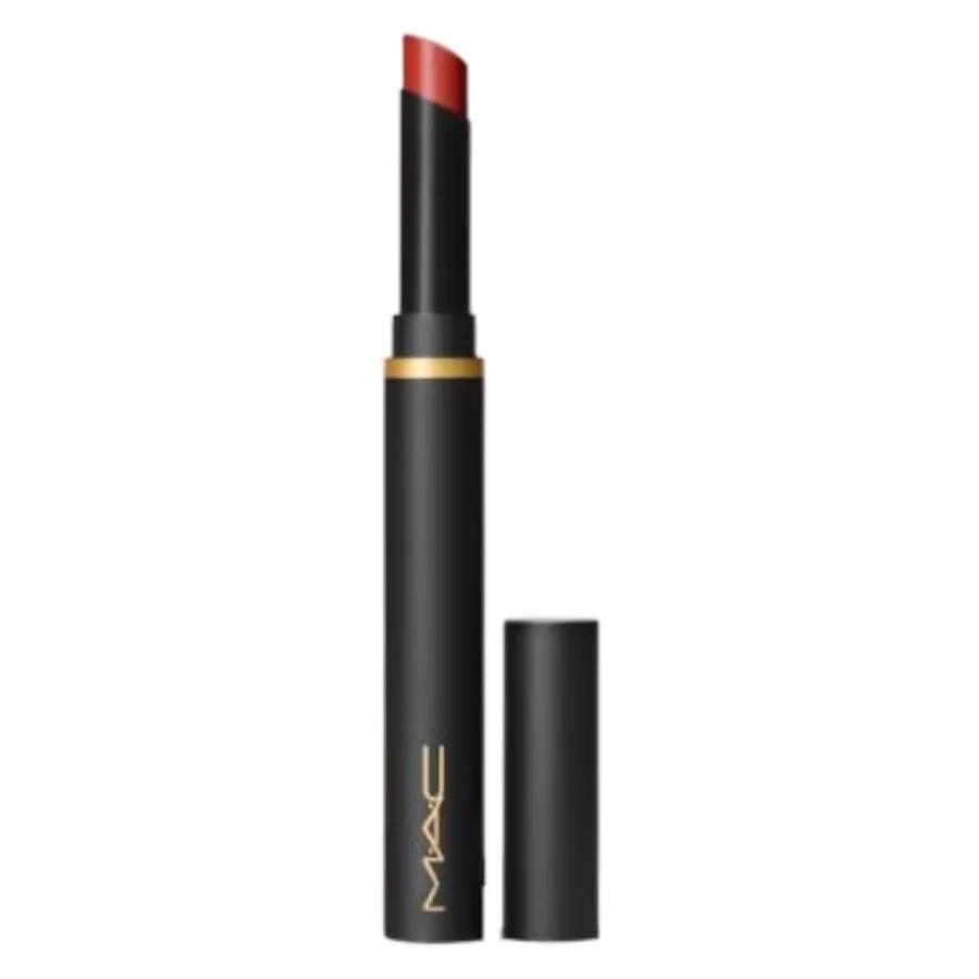 MAC Mac Powder Kiss Velvet Blur Slim Lipstick 2g – 877 Devoted To Chill