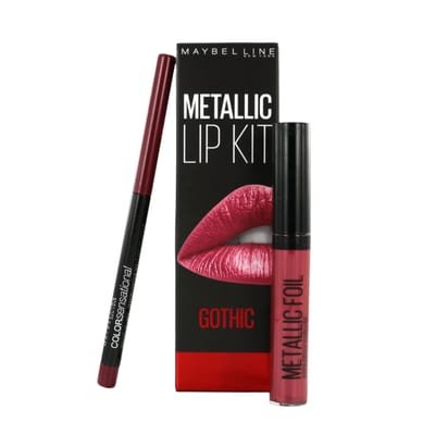 Maybelline Maybelline Metallic Lip Kit - Gothic