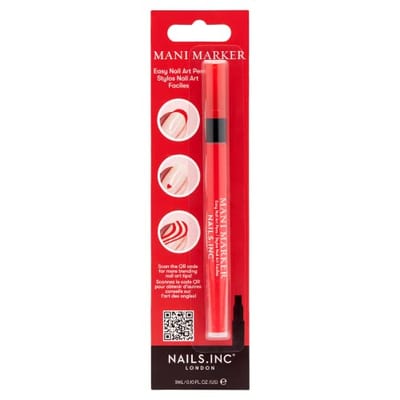 Nails.INC Lipstick Red Mani Marker Nail Art Pen