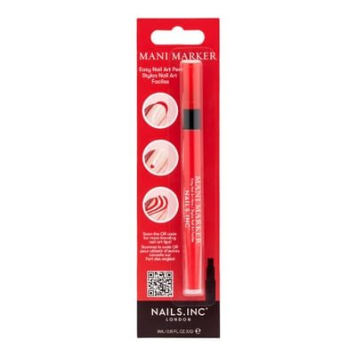 Nails.INC Lipstick Red Mani Marker Nail Art Pen
