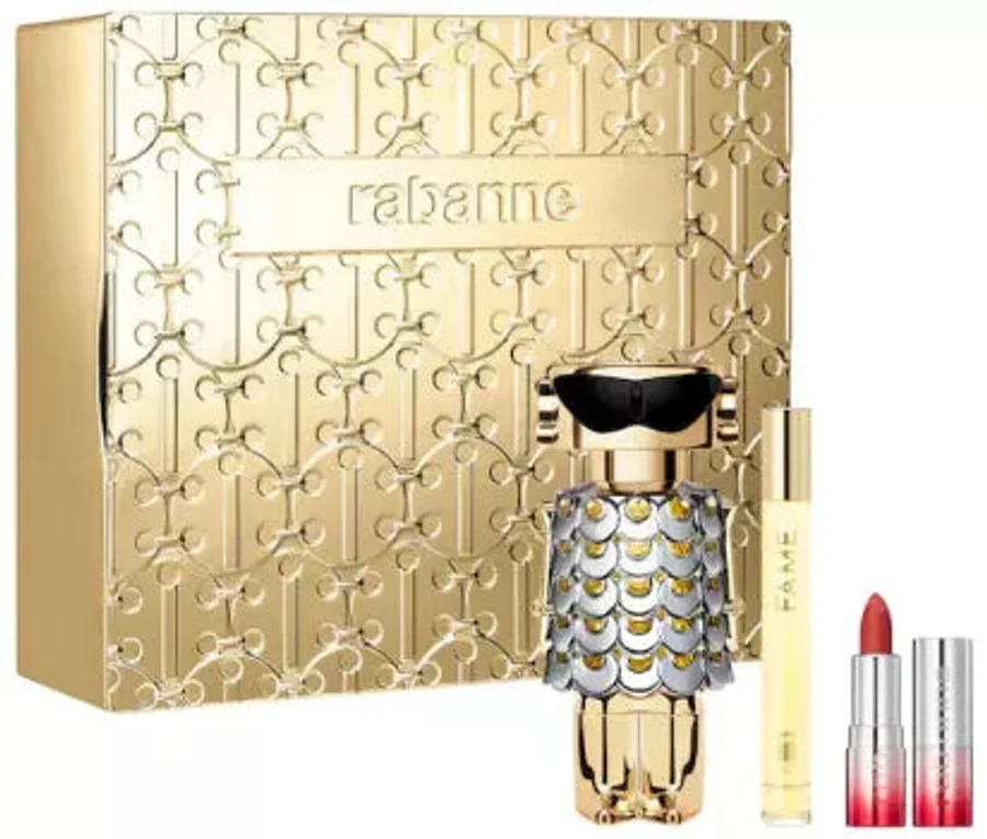Paco Rabanne Paco Rabanne Fame Gift Set 80ml EDP + Matte Lipstick 1g + EDP Travel Spray 10ml