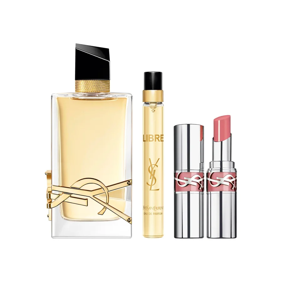 Yves Saint Laurent Yves Saint Laurent Libre Gift Set 90ml EDP + 10ml EDP + 3.2g Loveshine Lipstick - 44 Nude LavaliÃ¨re