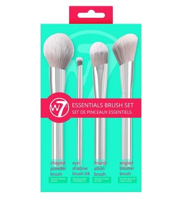 W7 W7 Essentials 4 Piece Makeup Brush Set