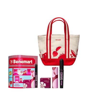 Benefit Benefit The Benemart, Badgal Bang Mascara, Juice Stick Blush & Hoola Bronzer Gift Set With Limited Edition Bag