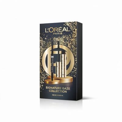 Loreal L'Oreal Paris Signature Gaze Eye Makeup Giftset Eyeliner And Mascara