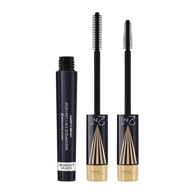 Max Factor Max Factor Masterpiece 2 In 1 Lash Wow Volume & Length Mascara, Midnight Black