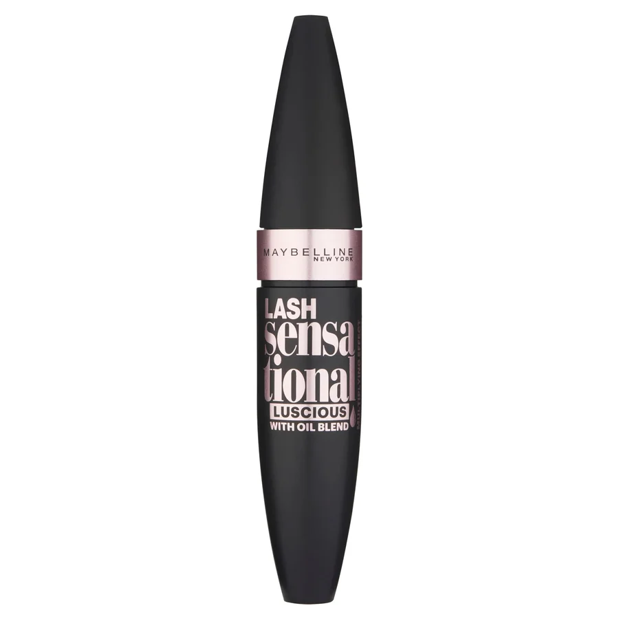 Maybelline Maybelline Mascara, Lash Sensational Volumizing & Thickening, Layer-Reveal Brush Captures Tiniest Lashes, Volumizes & Defines For Multiplied Effect, Very Black Very Black Lucsious 9.5 ml (Pack of 1) - Very Black Lucsious