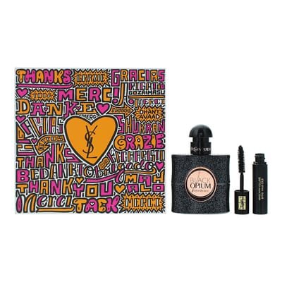 Yves Saint Laurent Yves Saint Laurent Black Opium 2 Piece Gift Set: Eau De Parfum 30ml - Mascara 2ml