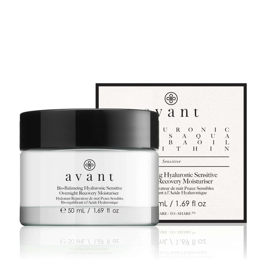 Avant Skincare Bio-Balancing Hyaluronic Sensitive Overnight Recovery Moisturiser