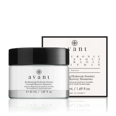 Avant Skincare Bio-Balancing Hyaluronic Sensitive Overnight Recovery Moisturiser