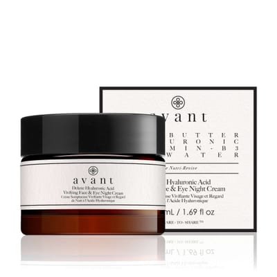 Avant Skincare Deluxe Hyaluronic Acid Vivifying Face & Eye Night Cream | Packaging: Original Pack